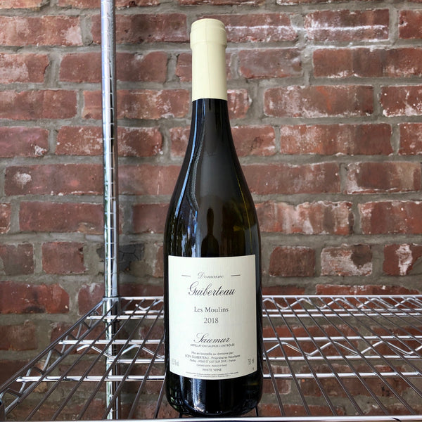 2018 Domaine Guiberteau Saumur Blanc Les Moulins, Loire, France