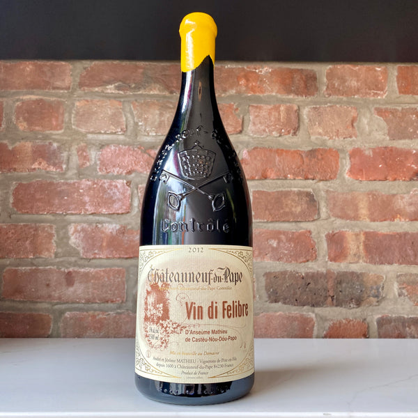 2012 Domaine Andre Mathieu Chateauneuf-du-Pape Vin di Felibre 1.5L Magnum, Rhone, France