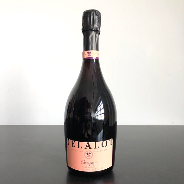 NV Champagne Delalot 'Les Illuminations' Intense Extra Brut Rose (R18), Champagne, France