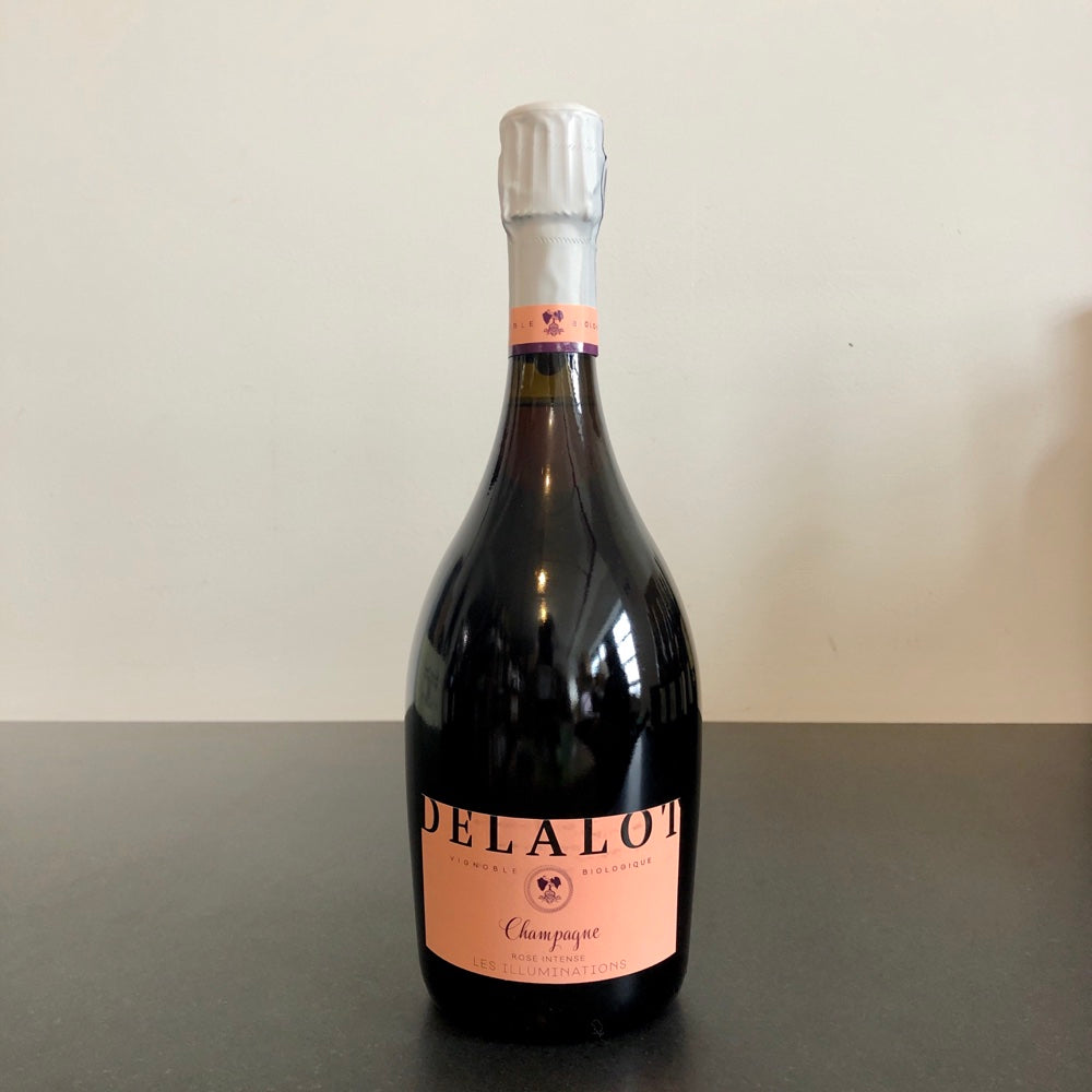 NV Eliane Delalot 'Les Illuminations' Intense Extra Brut Rose, Champagne, France